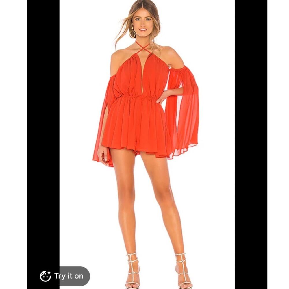 Michael Costello x REVOLVE Mishka Romper Size Small